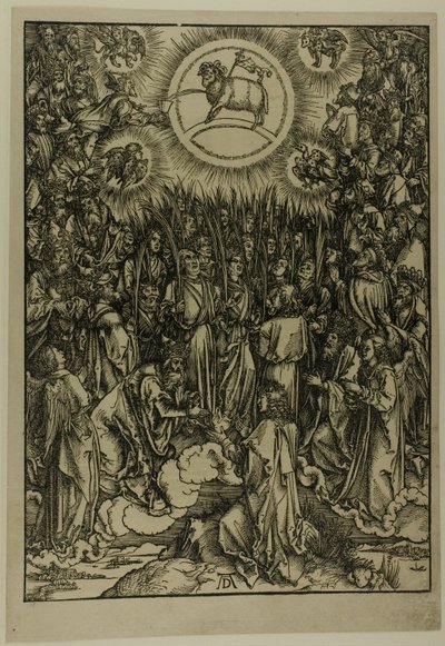 La adoración del cordero - El himno de los elegidos, de El Apocalipsis de Albrecht Dürer