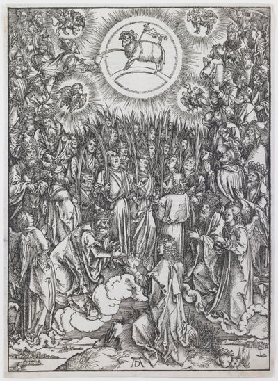 La Adoración del Cordero, de la serie “El Apocalipsis” de Albrecht Dürer