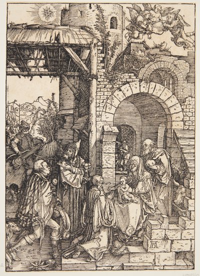 La adoración de los magos de Albrecht Dürer