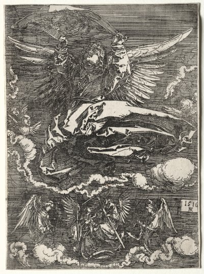 El ángel con el sudario de Albrecht Dürer