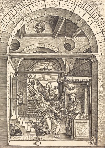 La Anunciación, c. 1502-1504 de Albrecht Dürer