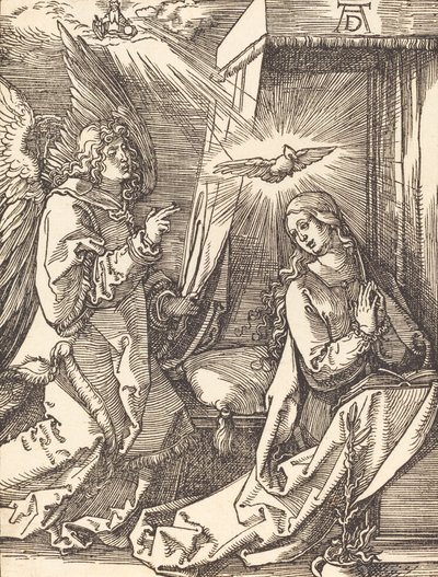 La Anunciación, probablemente c. 1509-1510 de Albrecht Dürer