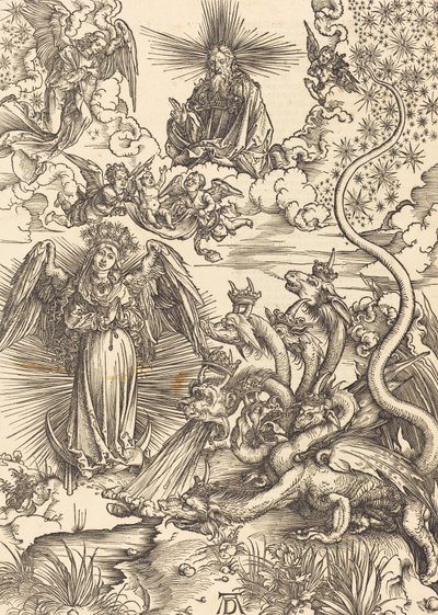 La Mujer Apocalíptica, 1498 de Albrecht Dürer