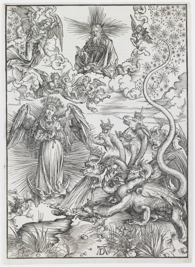 La Mujer Apocalíptica, de la serie “El Apocalipsis” de Albrecht Dürer