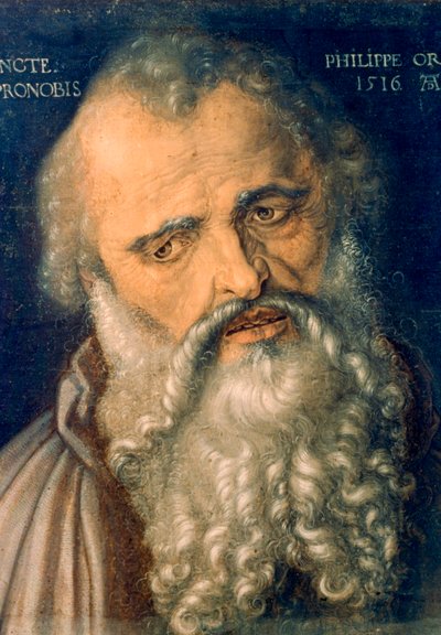 El Apóstol Felipe, 1516 de Albrecht Dürer