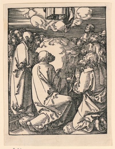 La Ascensión, de la Serie La Pequeña Pasión de Albrecht Dürer