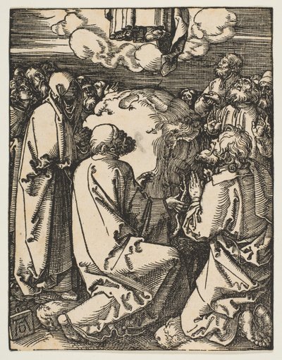 La Ascensión, de La Pequeña Pasión, ca. 1510 de Albrecht Dürer