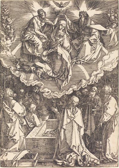 La Asunción y Coronación de la Virgen de Albrecht Dürer