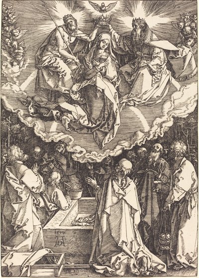 La Asunción y Coronación de la Virgen de Albrecht Dürer