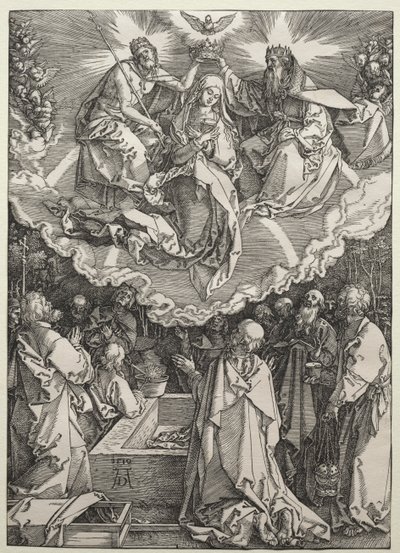 La Asunción y Coronación de la Virgen de Albrecht Dürer