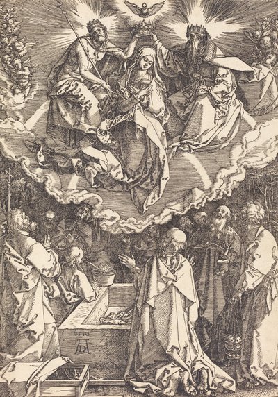 La Asunción y Coronación de la Virgen de Albrecht Dürer