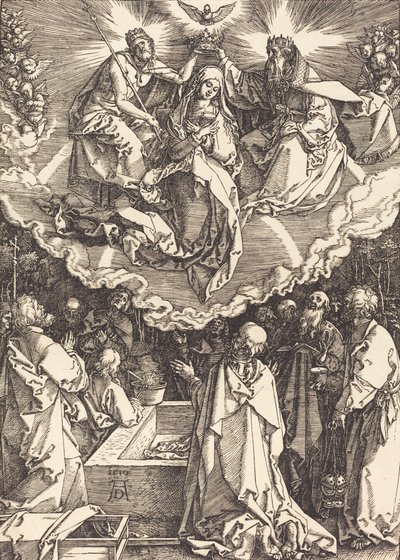La Asunción y Coronación de la Virgen, 1510 de Albrecht Dürer
