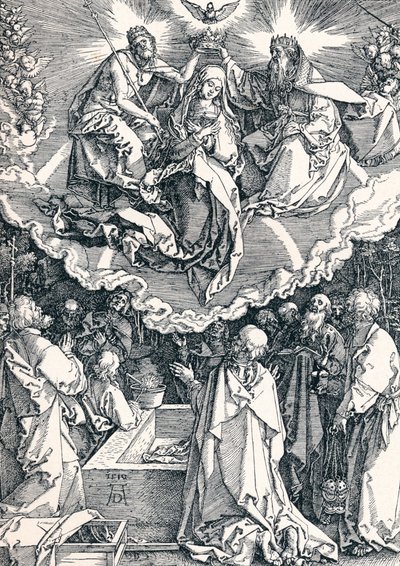La Asunción y Coronación de la Virgen, 1510 1906 de Albrecht Dürer