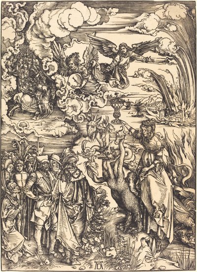 La ramera de Babilonia de Albrecht Dürer
