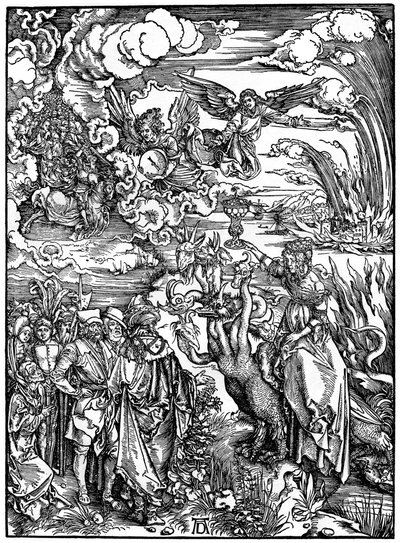 La ramera babilónica, 1498, 1936 de Albrecht Dürer