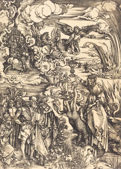La ramera babilónica, probablemente c. 1496-1498 de Albrecht Dürer