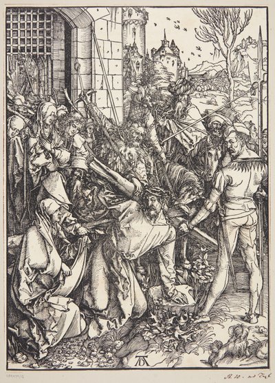 El porte de la cruz de Albrecht Dürer