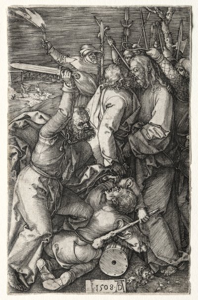 La traición de Cristo por Judas de Albrecht Dürer