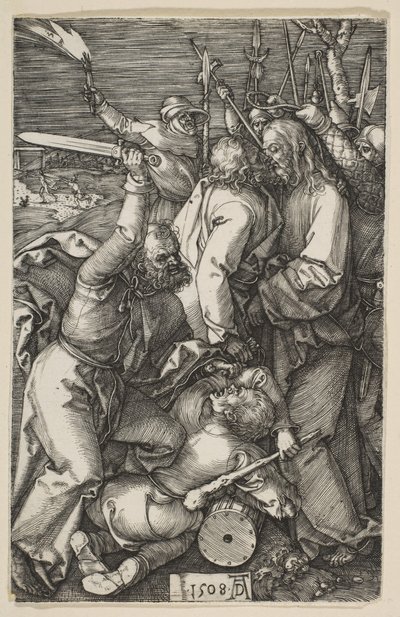 La traición de Cristo, de La Pasión, 1508 de Albrecht Dürer