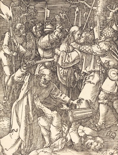La traición de Cristo, probablemente c. 1509-1510 de Albrecht Dürer