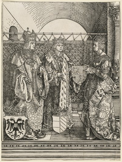 El Desposorio de Felipe el Hermoso con Juana de Castilla de Albrecht Dürer