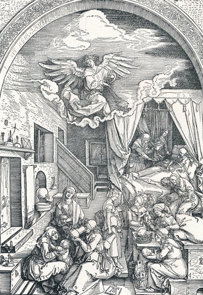 El nacimiento de la Virgen María, c1503-1504, 1906 de Albrecht Dürer