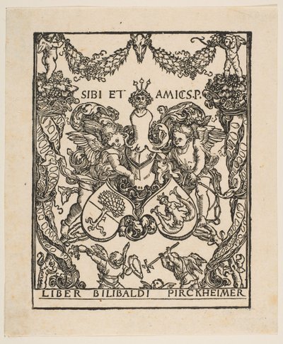 Ex libris de Wilibald Pirckheimer de Albrecht Dürer