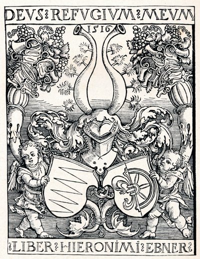 El exlibris de Jerome Ebner de Albrecht Dürer