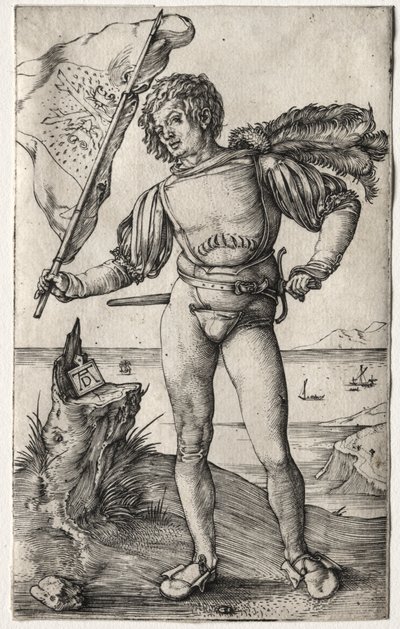 El abanderado borgoñón de Albrecht Dürer