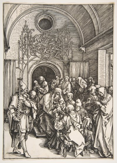 La Circuncisión, de La Vida de la Virgen de Albrecht Dürer