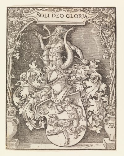 El escudo de armas de Tschertie de Albrecht Dürer