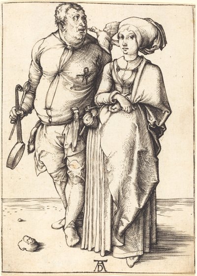 El cocinero y su esposa de Albrecht Dürer