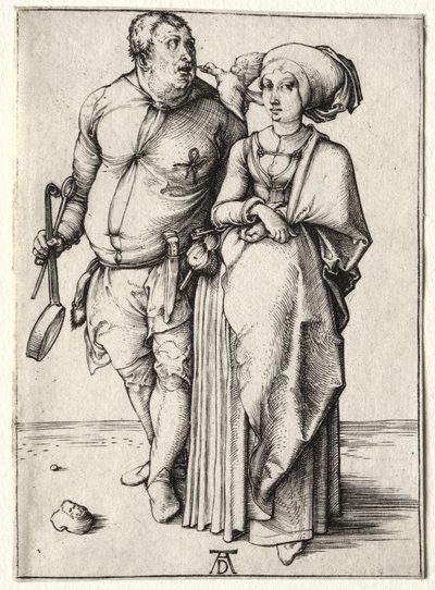 El cocinero y su esposa de Albrecht Dürer