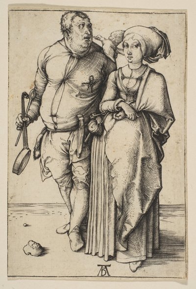 El cocinero y su esposa de Albrecht Dürer