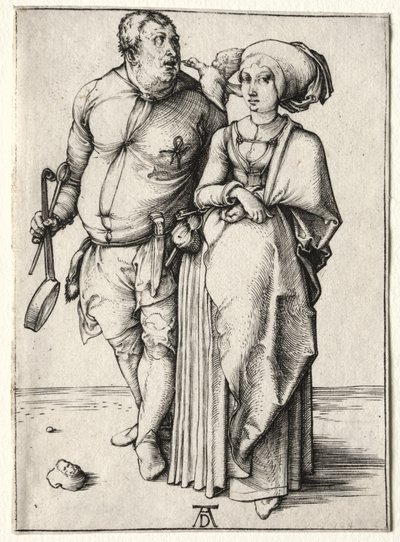 El cocinero y su esposa de Albrecht Dürer