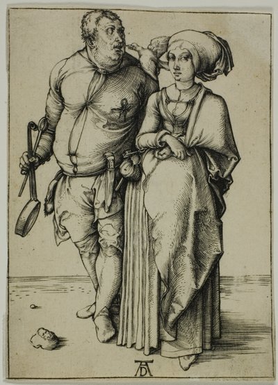 El cocinero y su esposa de Albrecht Dürer