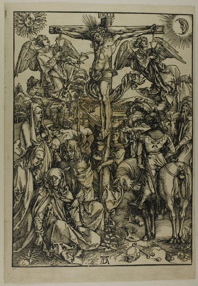 La Crucifixión, de La Gran Pasión de Albrecht Dürer