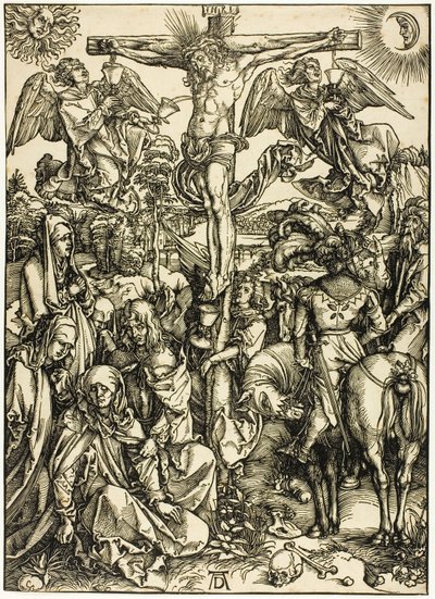 La Crucifixión, de La Gran Pasión de Albrecht Dürer