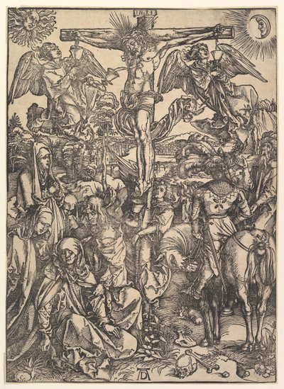 La Crucifixión, de La Gran Pasión, ca. 1498 de Albrecht Dürer