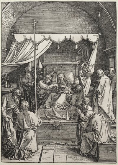 La muerte de la Virgen de Albrecht Dürer