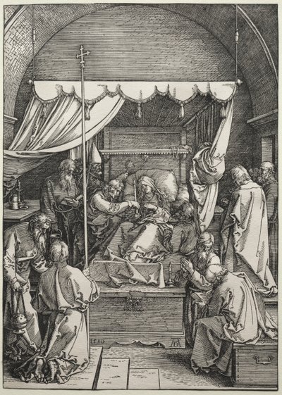 La Muerte de la Virgen, 1510 de Albrecht Dürer