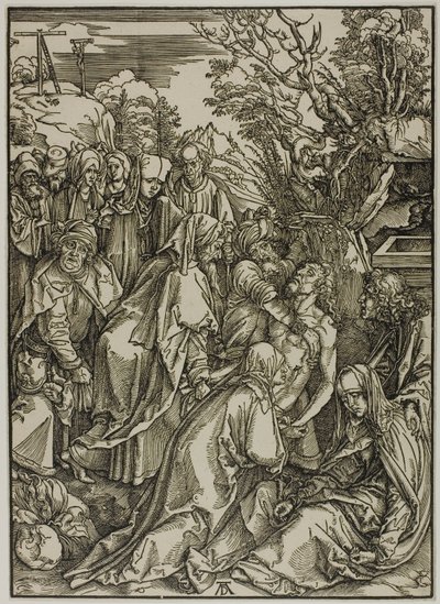 La Deposición, de La Gran Pasión de Albrecht Dürer