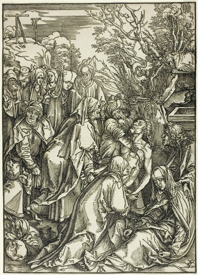 La deposición de Cristo, de La Gran Pasión de Albrecht Dürer