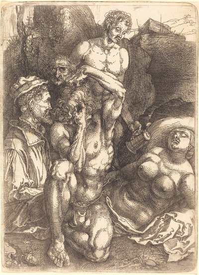 El hombre desesperado de Albrecht Dürer