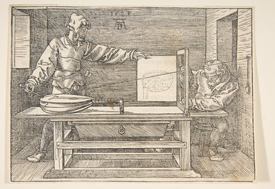 El dibujante del laúd de Albrecht Dürer