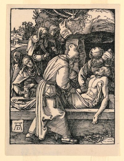 El Entierro, de La Pequeña Pasión de Albrecht Dürer