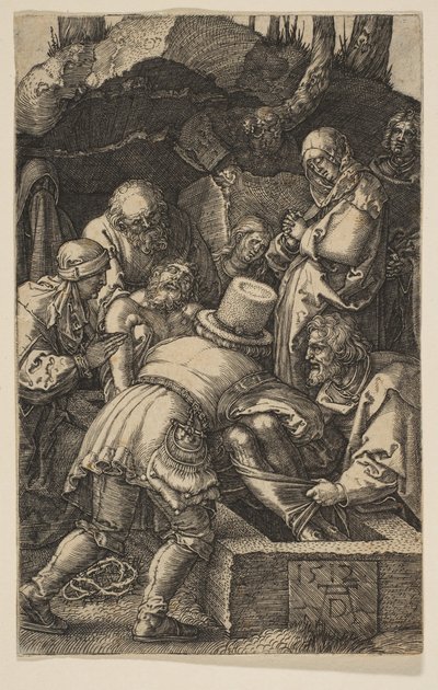 El Entierro, de La Pasión de Albrecht Dürer