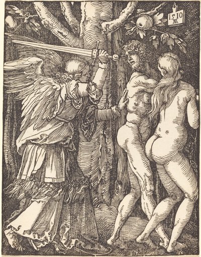 La Expulsión del Paraíso de Albrecht Dürer