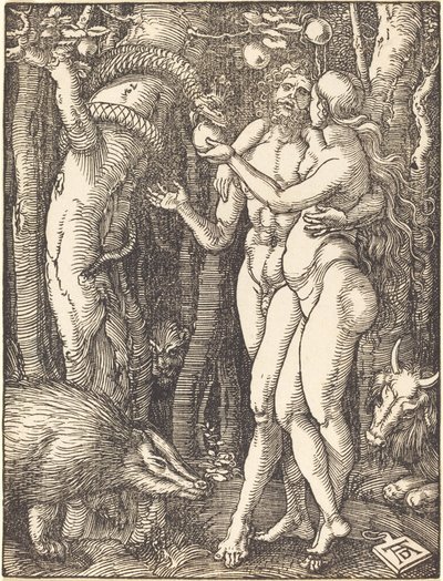 La Caída del Hombre de Albrecht Dürer