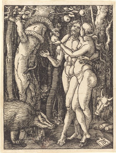 La Caída del Hombre de Albrecht Dürer